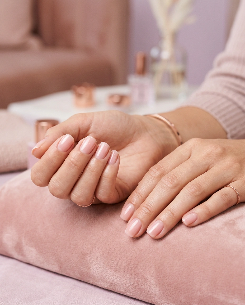 Verzorgde nagels na nagelbijter-begeleiding bij Nagelstudio Vathorst